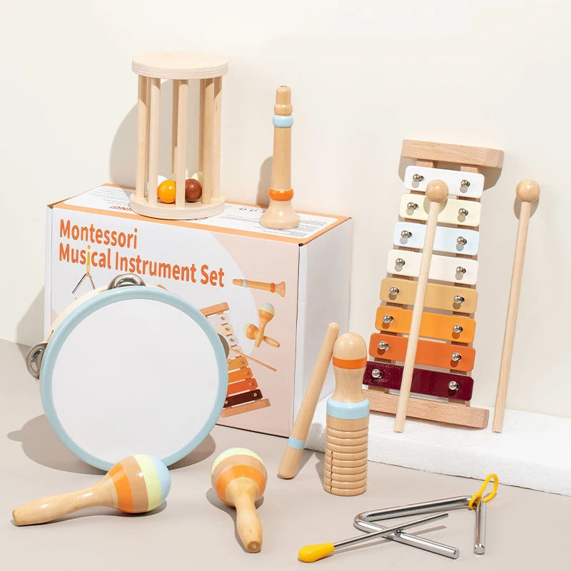 Wooden Music Instrument Toy Set
