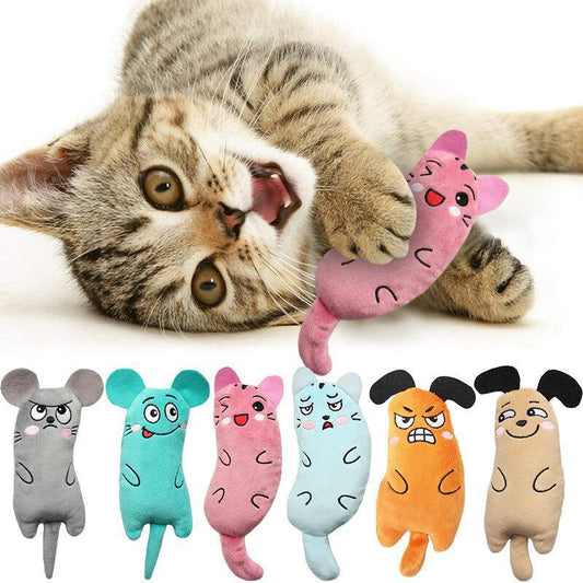 Embroidered Plush Cat Toy