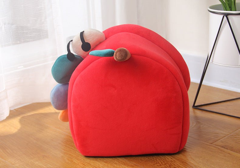 Cartoon Cute Four Seasons Pet Cotton Suede Nest
