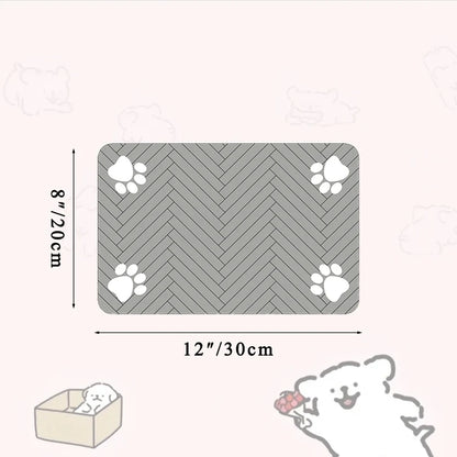 Absorbent Pet Feeding Mat S/M/L – Waterproof Placemat for Dogs & Cats, Quick-Dry Food & Water Bowl Mat with Non-Slip Rubber Backing
