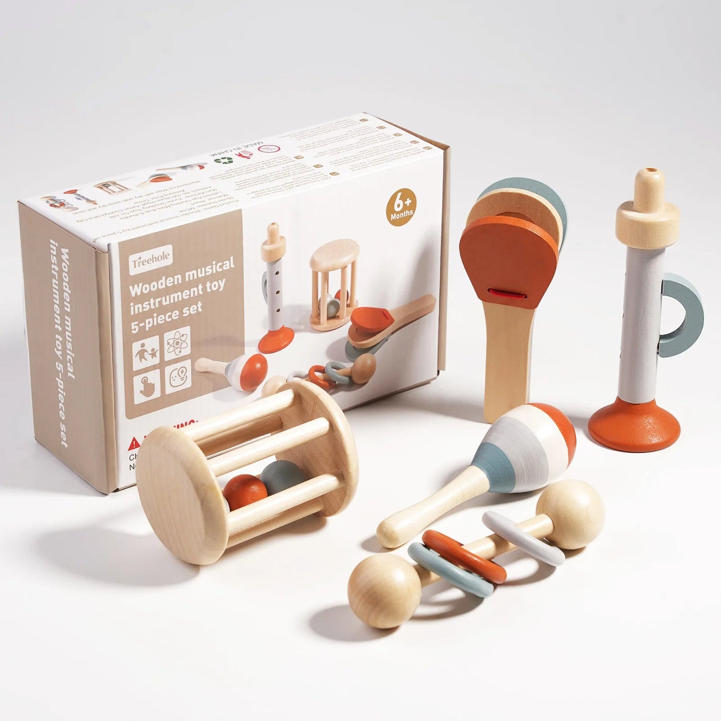 Wooden Music Instrument Toy Set